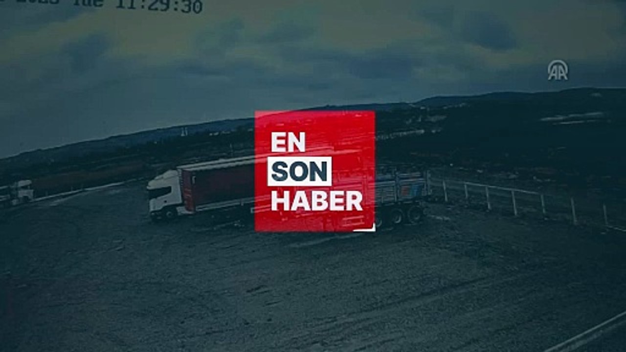 Samsun'un Bafra ilçesinde iki tır çarpıştı