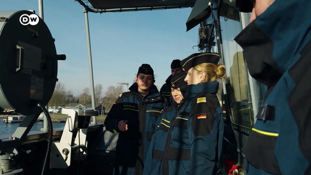 Deutsches Kriegsschiff patrouilliert für NATO in Ostsee