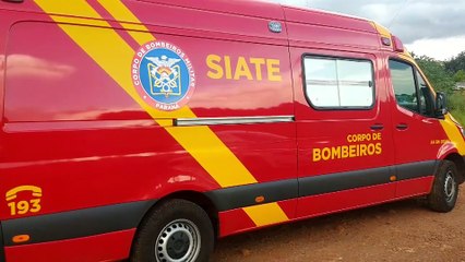 Homem de 37 anos sofre queda de moto após atropelar cachorro