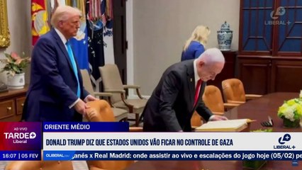 Oriente Médio Donald Trump diz que Estados Unidos vão ficar no controle de Gaza