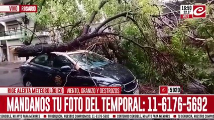Feroz temporal arrasó con Rosario: la terminal de ómnibus quedó destruida