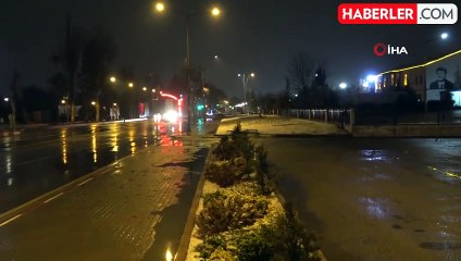 Malatya'da Kar Yağışı Etkili Oluyor