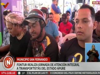 Fontur atiende con jornada de atención integral a transportistas de Apure