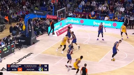 Exhibición de Punter para masacrar al Maccabi y dar aire al Barcelona