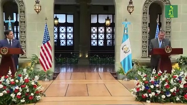 Guatemala promete a Rubio aceptar vuelos con extranjeros deportados de EEUU