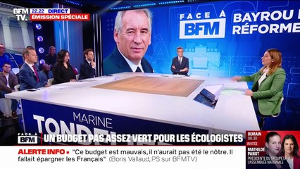 Face à BFM : l'interview de Marine Tondelier après l'adoption du budget à l'Assemblée nationale