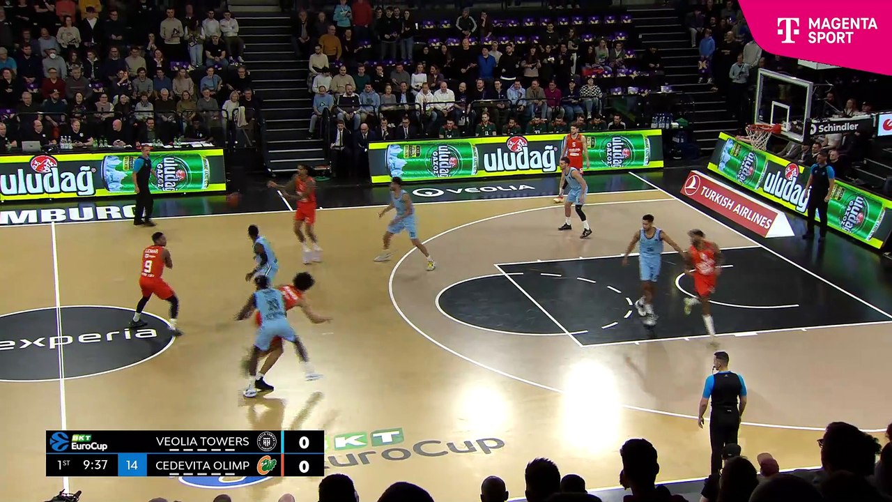 Highlights von Veolia Towers Hamburg - Cedevita Olimpija Ljubljana