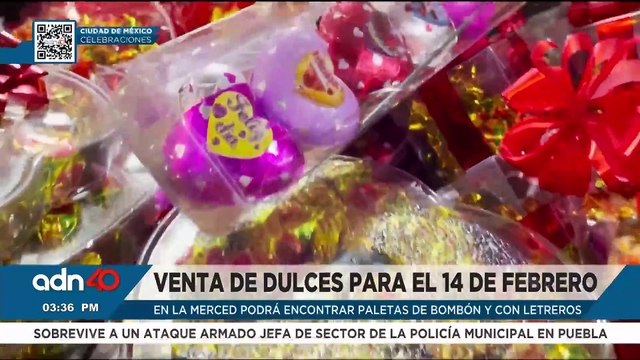 Chocolates, dulces es así como se preparan los comerciantes de La Merced para el 14 de febrero