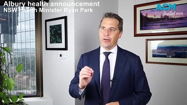 NSW Health Minster Ryan Park announces health worker funding for Albury | The Border Mail | February 6, 2025