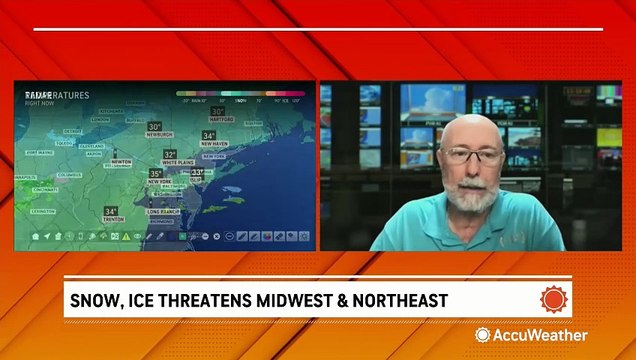 Icy winter storm targeting the Northeast to be the first of multiple February storms