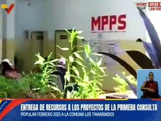 Apure | Comuna "Los Tamarindos" reciben recursos para la ejecución de proyectos