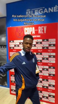 Así salieron los jugadores del Real Madrid de Butarque
