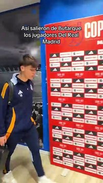 Así salieron los jugadores del Real Madrid de Butarque