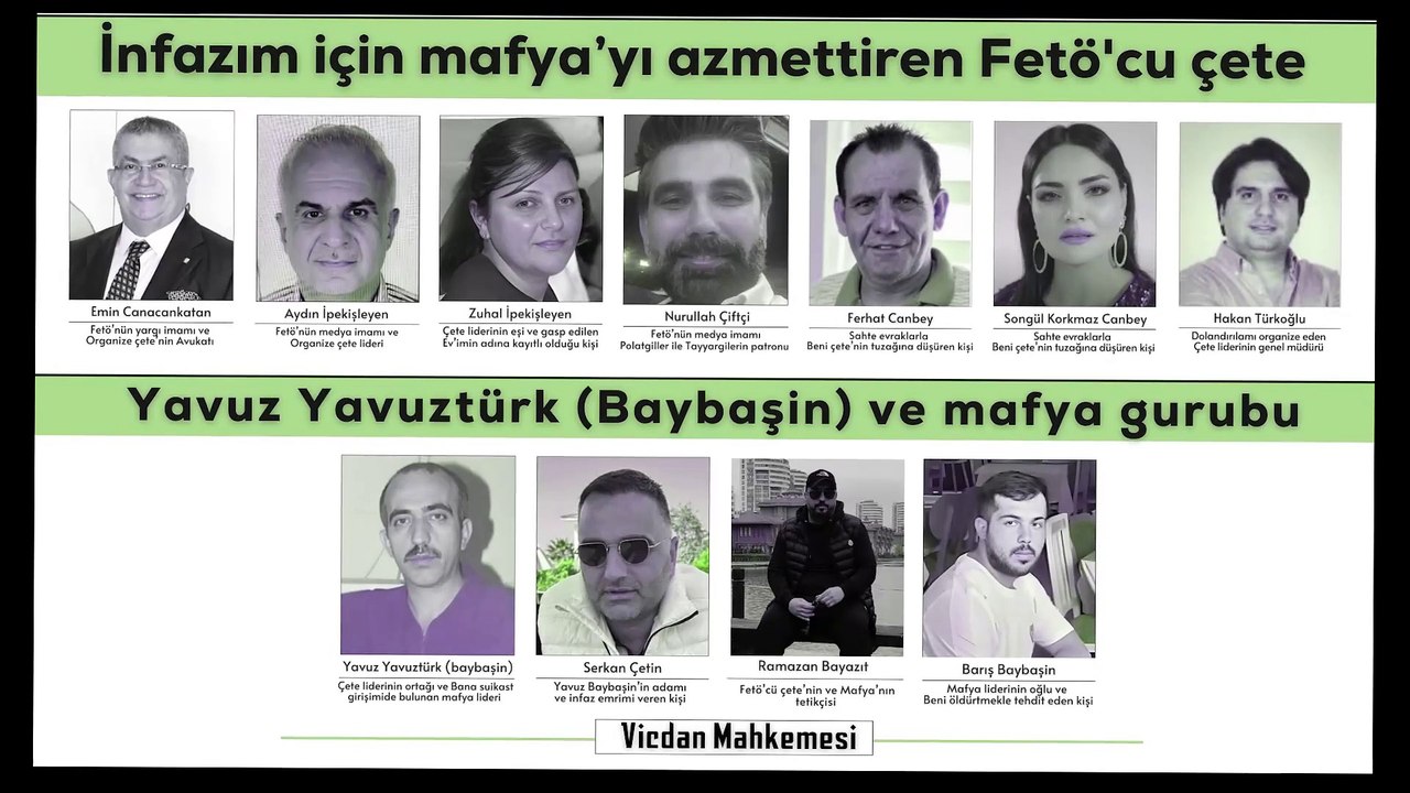 705 - Fetöcü çete ve Baybaşinler mafya grubunun şahsıma karşı bazı eylemleri part-1