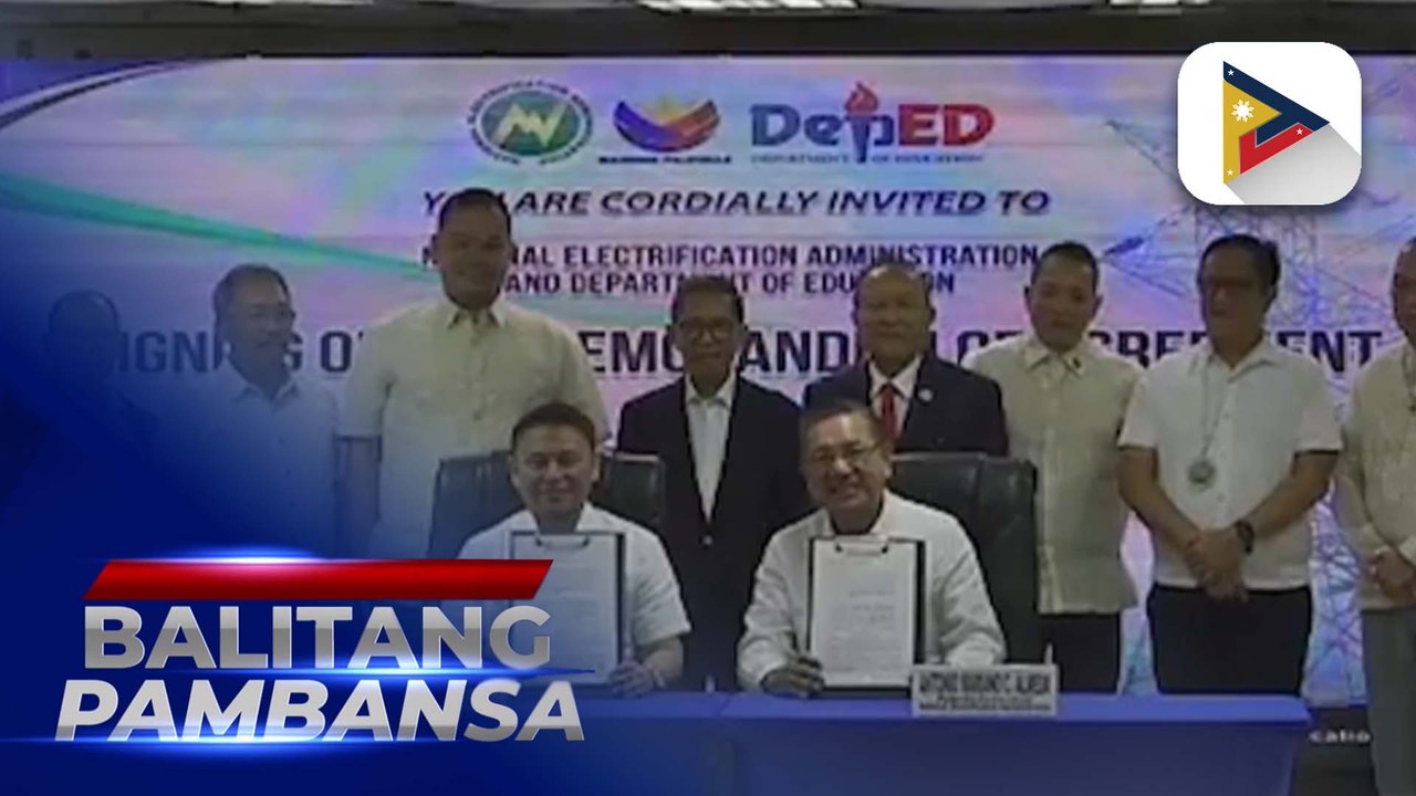 DepEd at NEA, sanib-puwersang iilawan ang mga paaralan sa Pilipinas