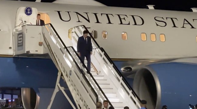 Llegada de Marco Rubio a República Dominicana