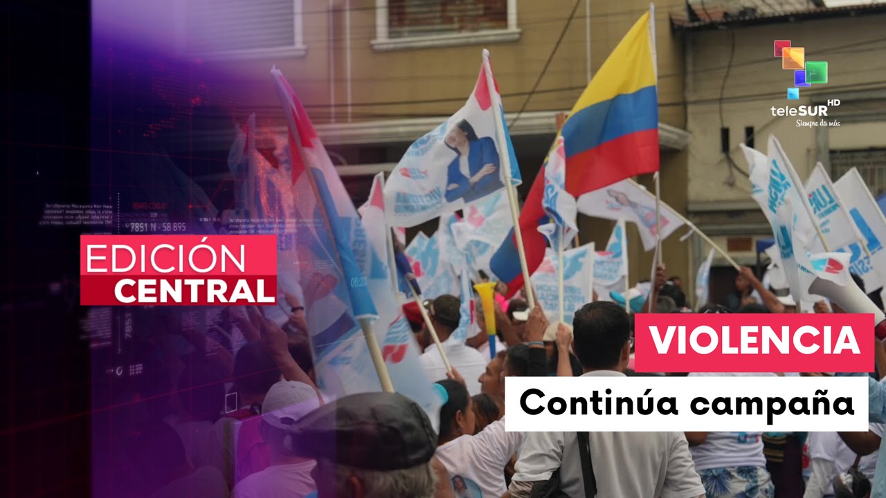 Avanza campaña electoral en medio de la violencia en Ecuador