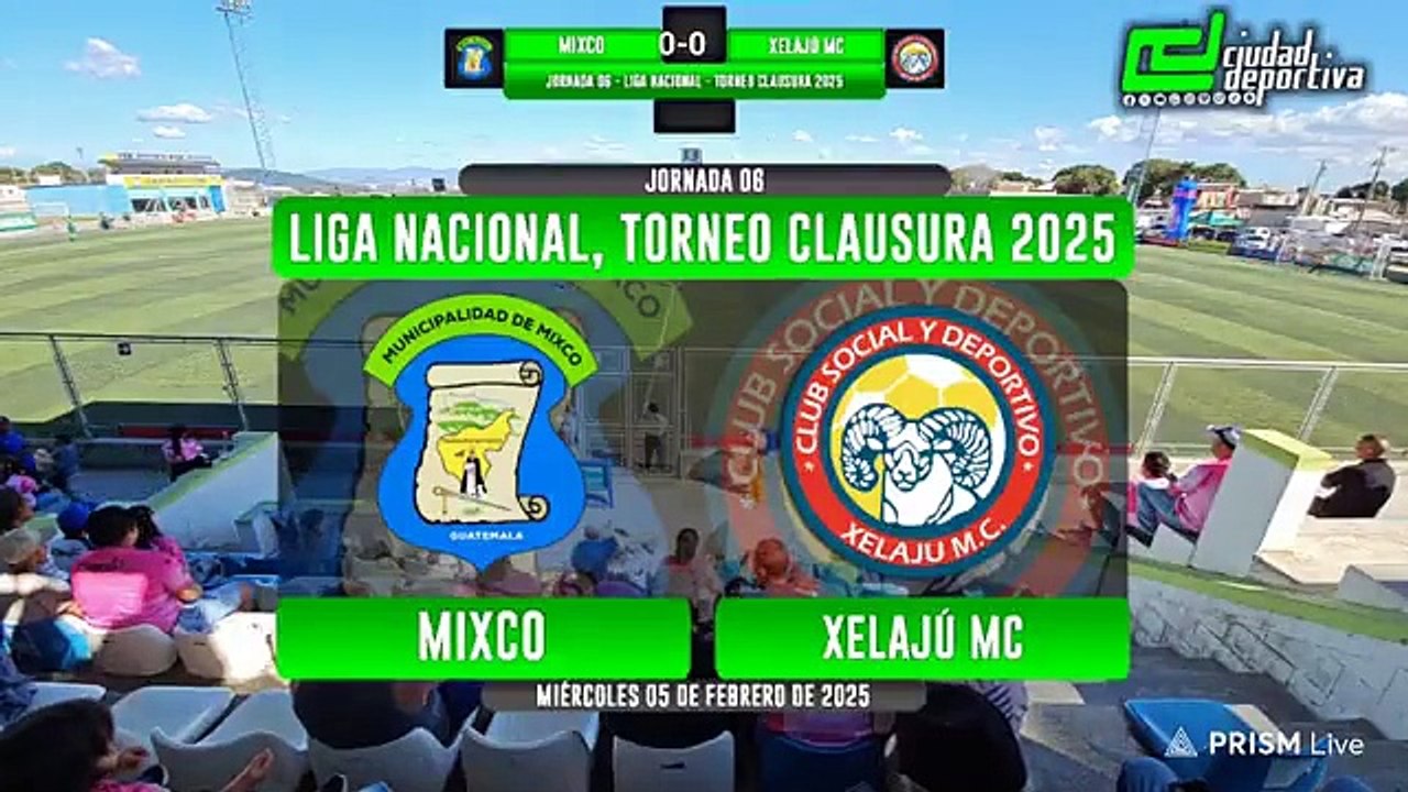 Mixco vs Xelaju Jornada 6 Torneo Clausura 2025