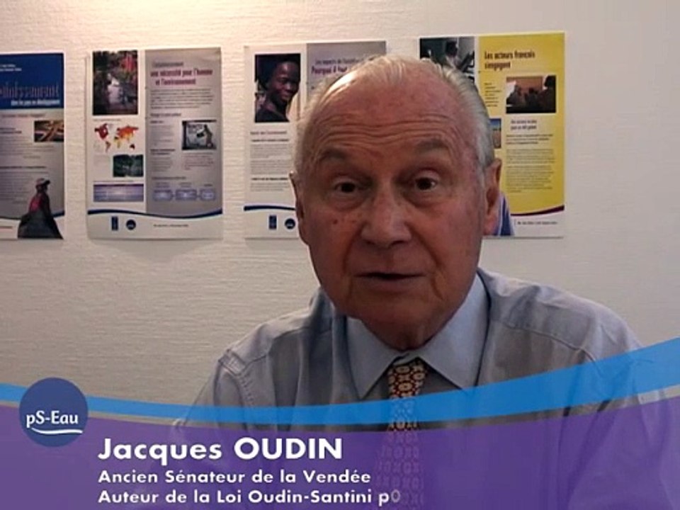 Interview de Jacques Oudin, initiateur du 1% solidaire pour l'eau