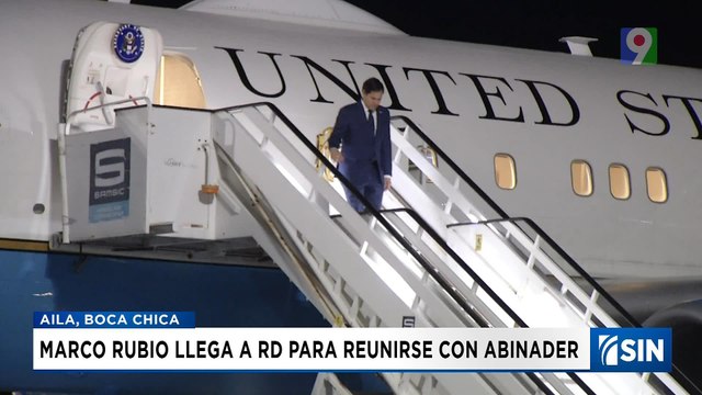 Marco Rubio llegó a RD y fue recibido por Abinader | Emisión Estelar SIN con Alicia Ortega