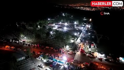 Kahramanmaraş'ta deprem şehitleri mezarlığına akın: Depremin şehitleri dualarla yad edildi