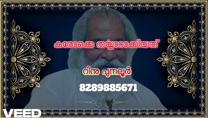 Hrudayam Oru Veenayaay Karaoke 🎶 | Malayalam Movie Songs with Lyrics