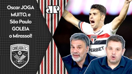 "O OSCAR DÁ o que o SÃO PAULO NÃO TINHA, gente! Ele tá RAPIDAMENTE PROVANDO que..." GOLEADA do SPFC!