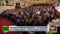 Sheinbaum conmemoró el 108 aniversario de la promulgación de la Constitución