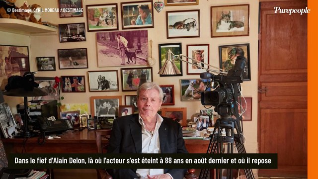 Alain-Fabien Delon va être papa ! Avec Laura, ils ont conçu leur bébé à Douchy où Alain Delon s’est éteint il y a six mois