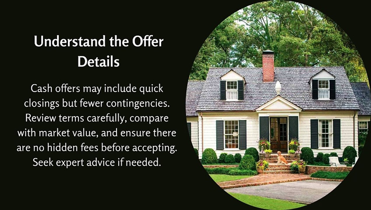 How To Accept A Cash Offer On Your Home Without The Stress?