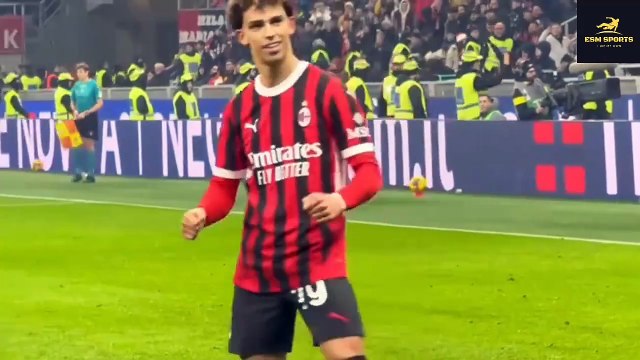 João Félix Goal | AC Milan vs Roma 3-1 Goals and Highlights | Coppa Italia 2024-2025