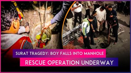 Surat: Out To Buy Ice Cream, 2-Year-Old Boy Falls Into ‘Damaged’ Manhole, Rescue Operation Underway