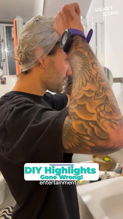 DIY Hair Highlights Gone Wrong – He Was NOT Ready for This! 😂