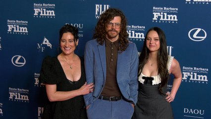 Leonora Pitts, Andre Hyland, and Ali Gallo 2025 SBIFF "Maltin Modern Master Award" Red Carpet