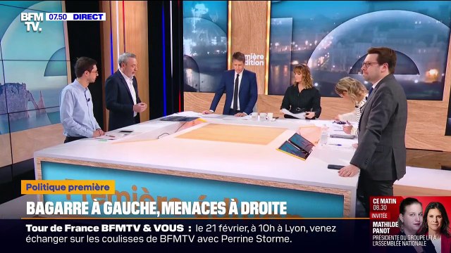 Après le refus du PS de voter la censure, LFI parle d'une alliance PS-RN sur une affiche