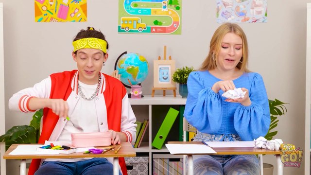 DIY SCHOOL SUPPLIES IDEAS|| I Tested 10 Banned School Gadgets And Hacks by 123 GO SCHOOL