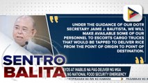 LTO, tutulong sa maayos at mabilis na pag-deliver ng mga bigas sa gitna ng pag-iral ng ...