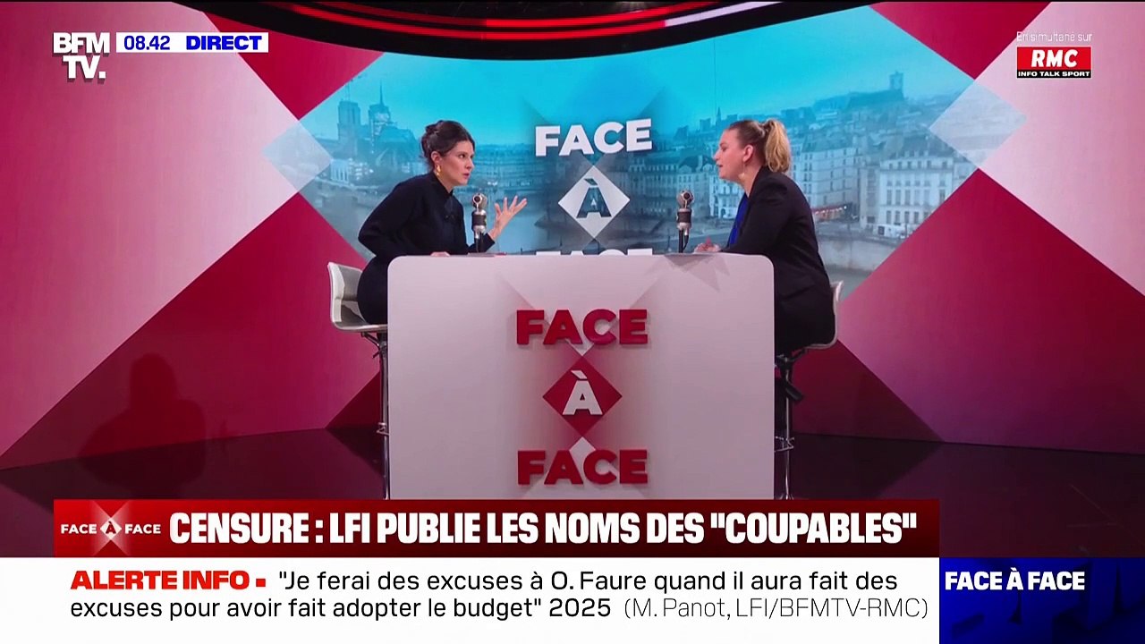 Motion de censure de LFI rejetée: le NFP "existe encore" affirme Mathilde Panot (LFI)