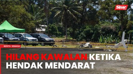 Helikopter terbakar: Jurutera maut terkena bilah kipas