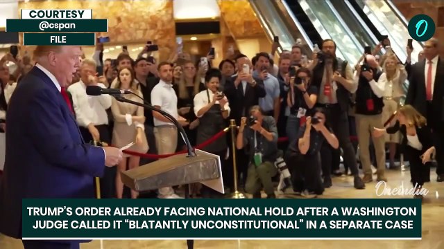 'Violation' – Second Federal Judge BLOCKS Trump’s Executive Order to End Birthright Citizenship