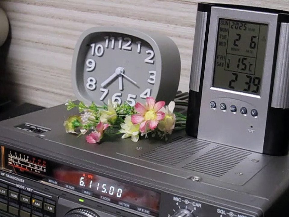 Radio CONGO 6115 kHz 6th Feb. 2025 02:39JST