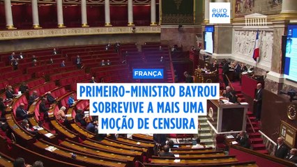 Bayrou sobrevive a mais uma moção de censura depois da fratura orçamental de 2025