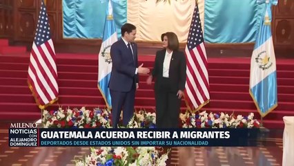Estados Unidos acordó enviar a migrantes deportados a Guatemala. Alejandro Domínguez, 05 de febrero 2025
