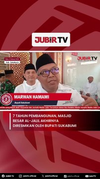 7 Tahun Pembangunan, Masjid Besar Al-Jalil Akhirnya Diresmikan oleh Bupati Sukabumi