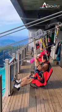 Soaring through the skies of Zhangjiajie! The Grand Canyon Zipline is not just a ride; it’s an adrenaline rush like no other