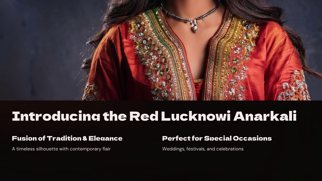 Red-Lucknowi-Anarkali-Timeless-Elegance-With-A-Regal-Touch