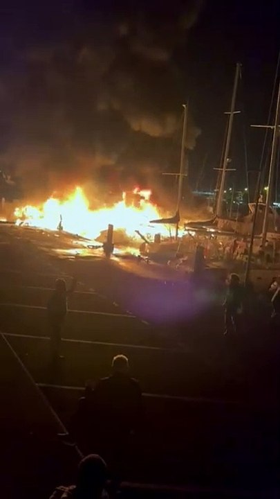 Un bateau explose dans le port de Saint-Laurent-du-Var