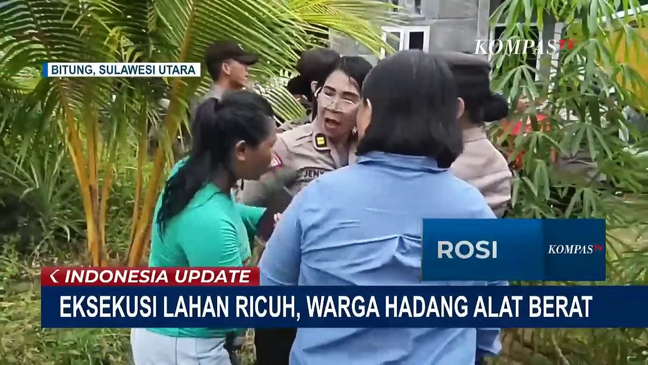 Eksekusi Lahan di Bitung Ricuh, Warga Ngamuk dan Rusak Alat Berat