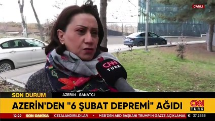 Azerin CNN TÜRK için söyledi: ''6 Şubat Depremi'' ağıdı