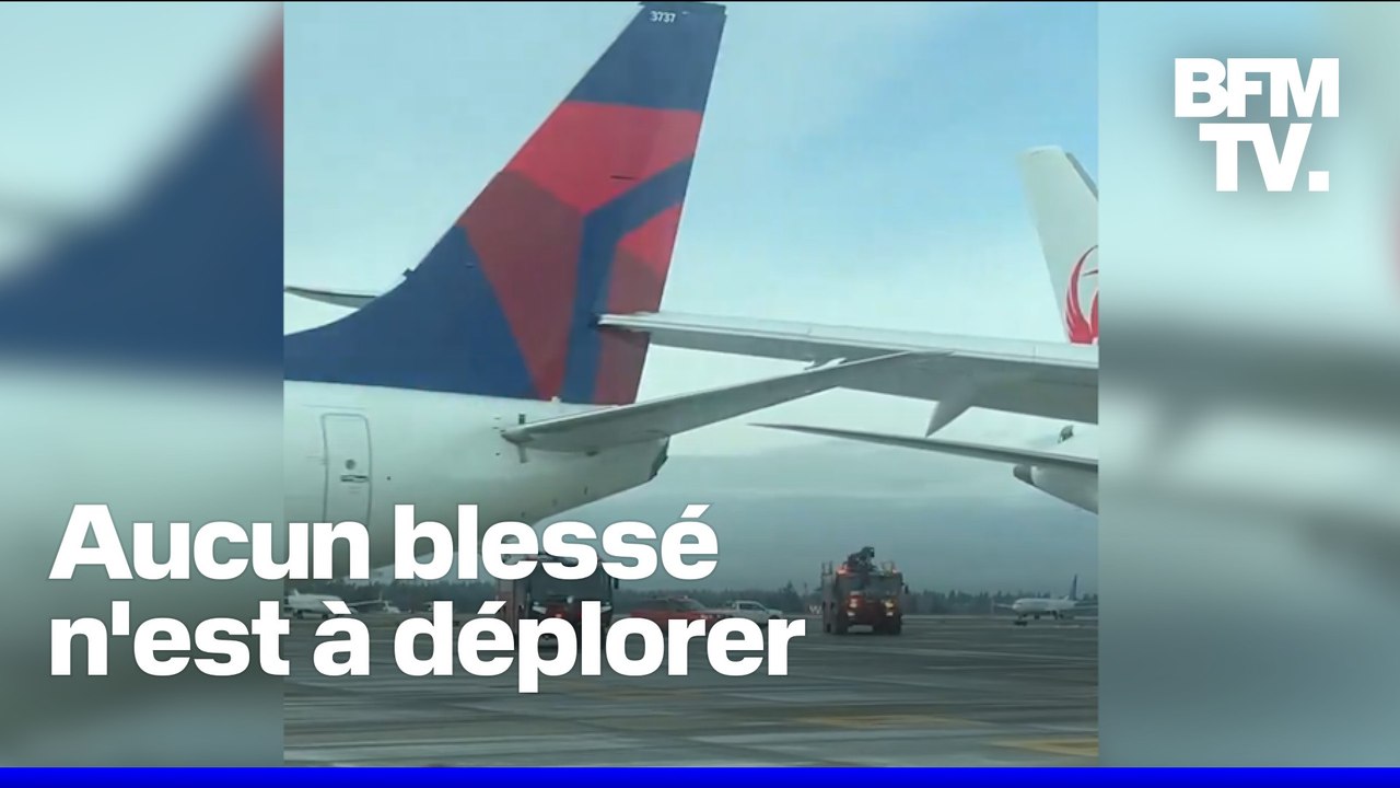 Une collision (sans gravité) entre deux avions...